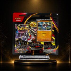 Pokémon Dunkelnacht 3-Pack Blister Bithora Promo Deutsch Neu OVP